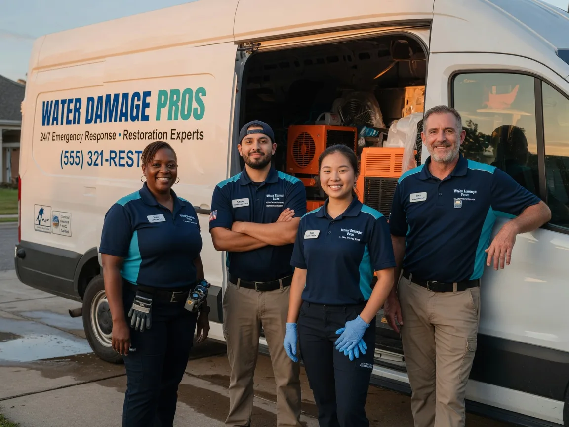 Water Damage Restoration company in Hamshire, TX